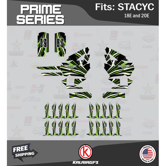 Kalair GFX Graphics Kit for Stacyc 18E 20E Electric Bike (All Years) Prime Series