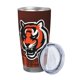 thumbnail image 2 of Taza térmica duradera de acero inoxidable 304 con tapa y pajita con temática del equipo de fútbol de Bengals Taza térmica de acero inoxidable de 20 oz Taza para automóvil Adecuada para bebidas frías, 2 of 8