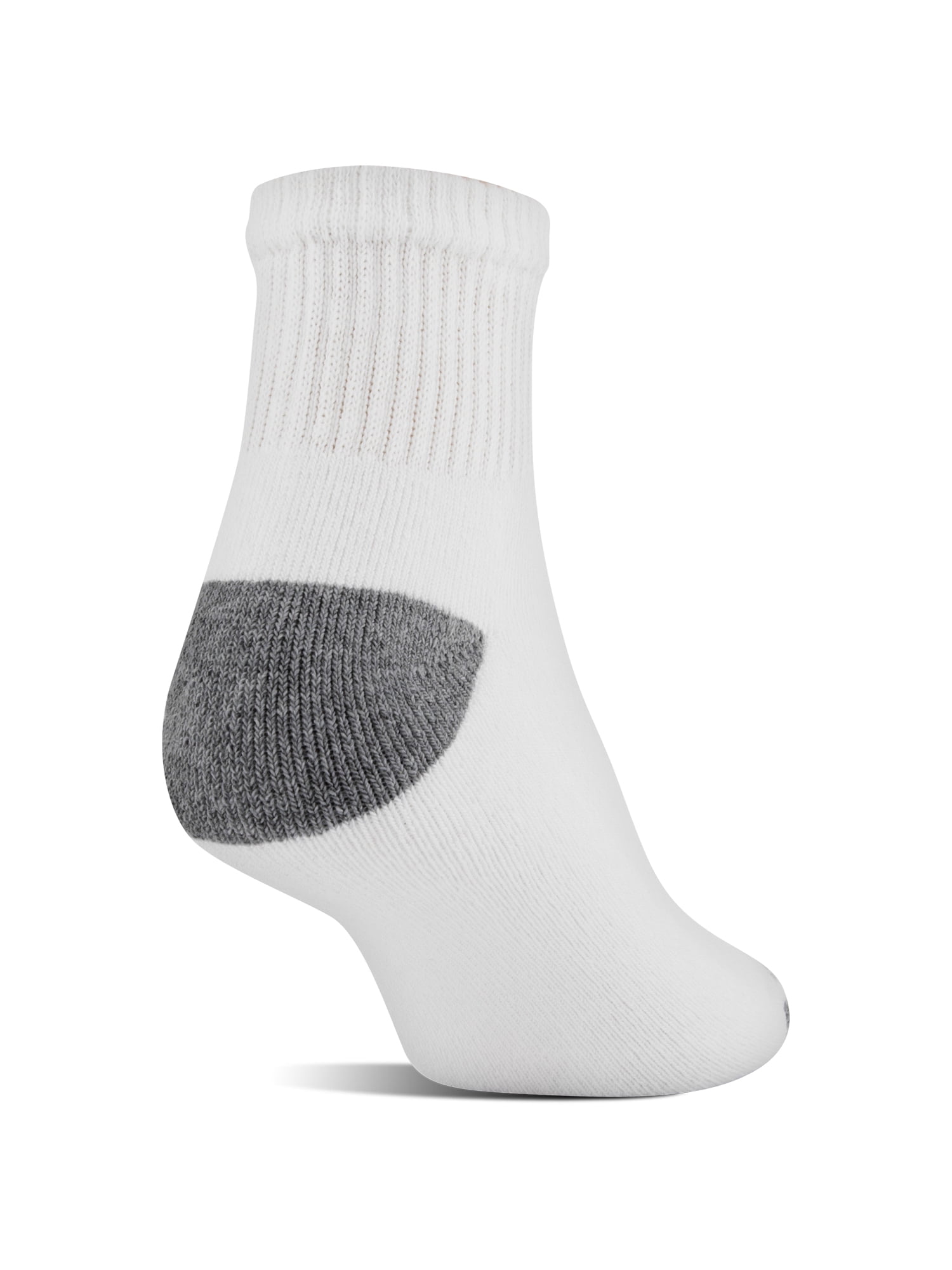 Gildan Men's Half Cushion Terry Foot Bed Ankle Casual Socks 12-Pack