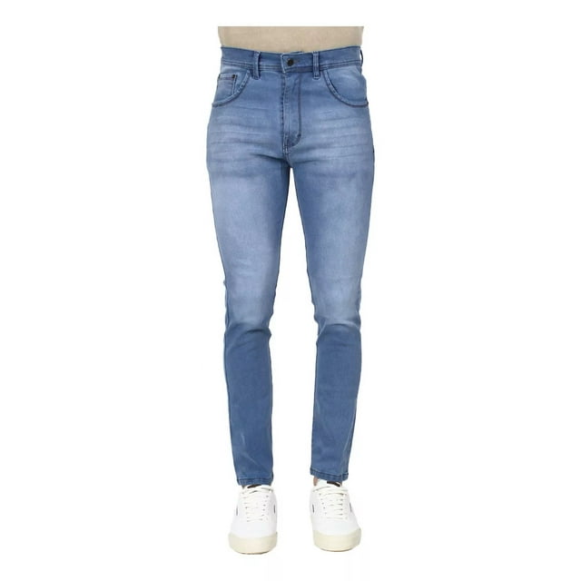 Pantalón Semiskinny De Mezclilla Strech Jeans Hombre Js-ravv