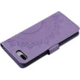 thumbnail image 4 of Mandala Phone Cover for iPhone 7 Plus iPhone 8 Plus, Ultra Slim Flip Case with Card Slot, Magnetic Closure, Embossing PU Leather Case with Stand Function and Lanyard, Foldable Motif-Purple, 4 of 16
