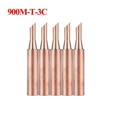 

5Pc 900M-T Copper Soldering Iron Tips -Free Welding Solder Tip 933.907.951 900M-T-3C