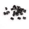 thumbnail image 1 of Unique Bargains 25 Pcs 6x3x4.3mm Momentary DIP Tactile Tact Push Button Switch, 1 of 1