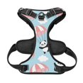thumbnail image 4 of Kdxio Cute Panda Flying in the Sky Print No Pull Dog Harness Adjustable Reflective Oxford Easy Control Medium Large Dog Harness for Training and Everyday-Large, 4 of 8