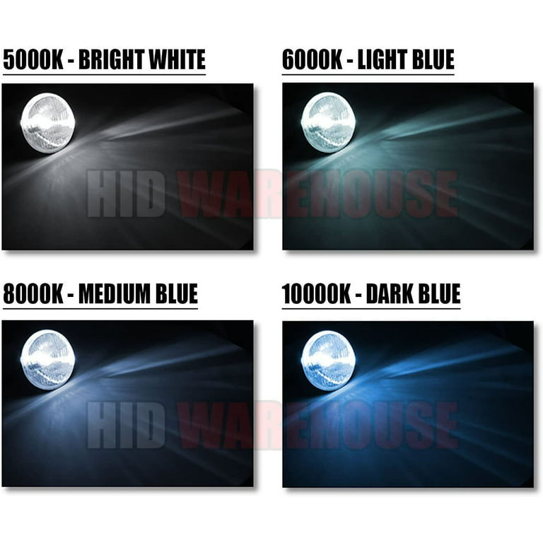 HID-Warehouse HID Xenon Replacement Bulbs - H7 5000K - Bright White 1 Pair