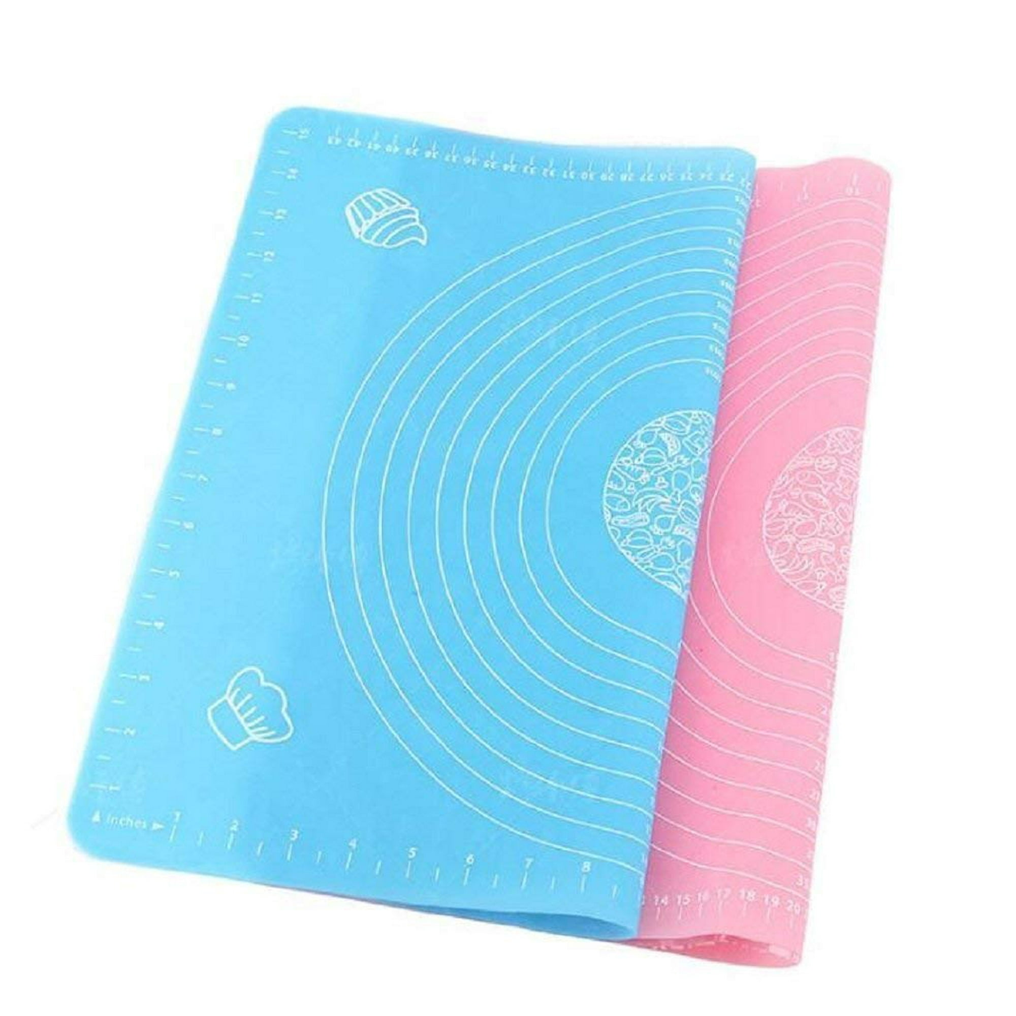 Icoco Silicone Roll Cut Mat Rolling Cutting Pad Fondant Cake