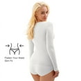thumbnail image 2 of Women's Seamless Long Sleeve Smoothing Undershirt, 2 of 7