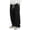 EliteGoogv#Black, variant on Men Textured Corduroy Loose Fit Straight Leg Pants Elastic Drawstring Waist Side Pockets Patched Detail Soft Casual Everyday Wear Long Trousers,Brown,XXL