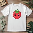 thumbnail image 3 of Playera Blanca Camiseta De Moda Fresa, 3 of 4