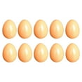 thumbnail image 1 of MERIGLARE 10PCS Primary Color Easter Wooden DIY Eggs Set Hand-Painted Eggshell Decoration, 1 of 7
