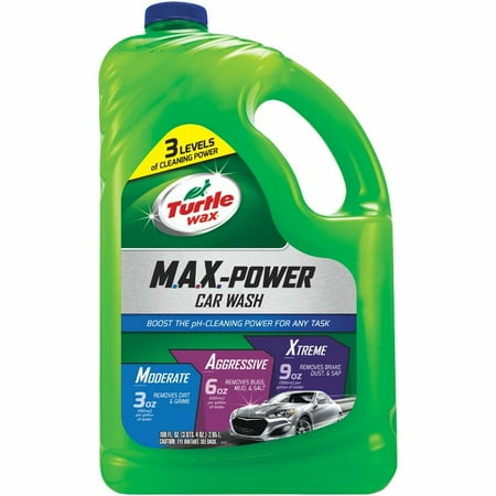 Turtle Wax 100 Oz. Liquid M.A.X.-Power Car Wash 50597 Pack of 4 50597 578411 Bundle 4