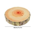 thumbnail image 3 of karymi Lifelike Tree Stump Bolster Pillow Soft Faux Wood Log Body Pillow Cushion for Couch Realistic Wood Grain Decorative Pillow for Bedroom Living Room Home Decor up to 70% off Birthday Gifts, 3 of 6