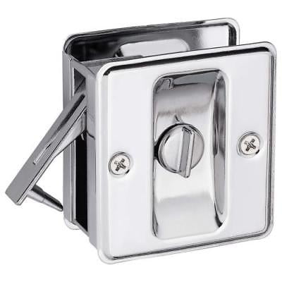 Pocket Door Lock Privacy Solid Brass 2 1/2" X 2 3/4 ...