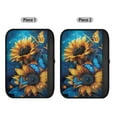 thumbnail image 6 of Uorisanigo Sunflower Butterfly Car Seatbelt Shoulder Strap Comfortable Driving Cover Seat Belt Cushion 2PCs Seatbelt Covers for Women Car Accessories with All Cars and Backpack, 6 of 7