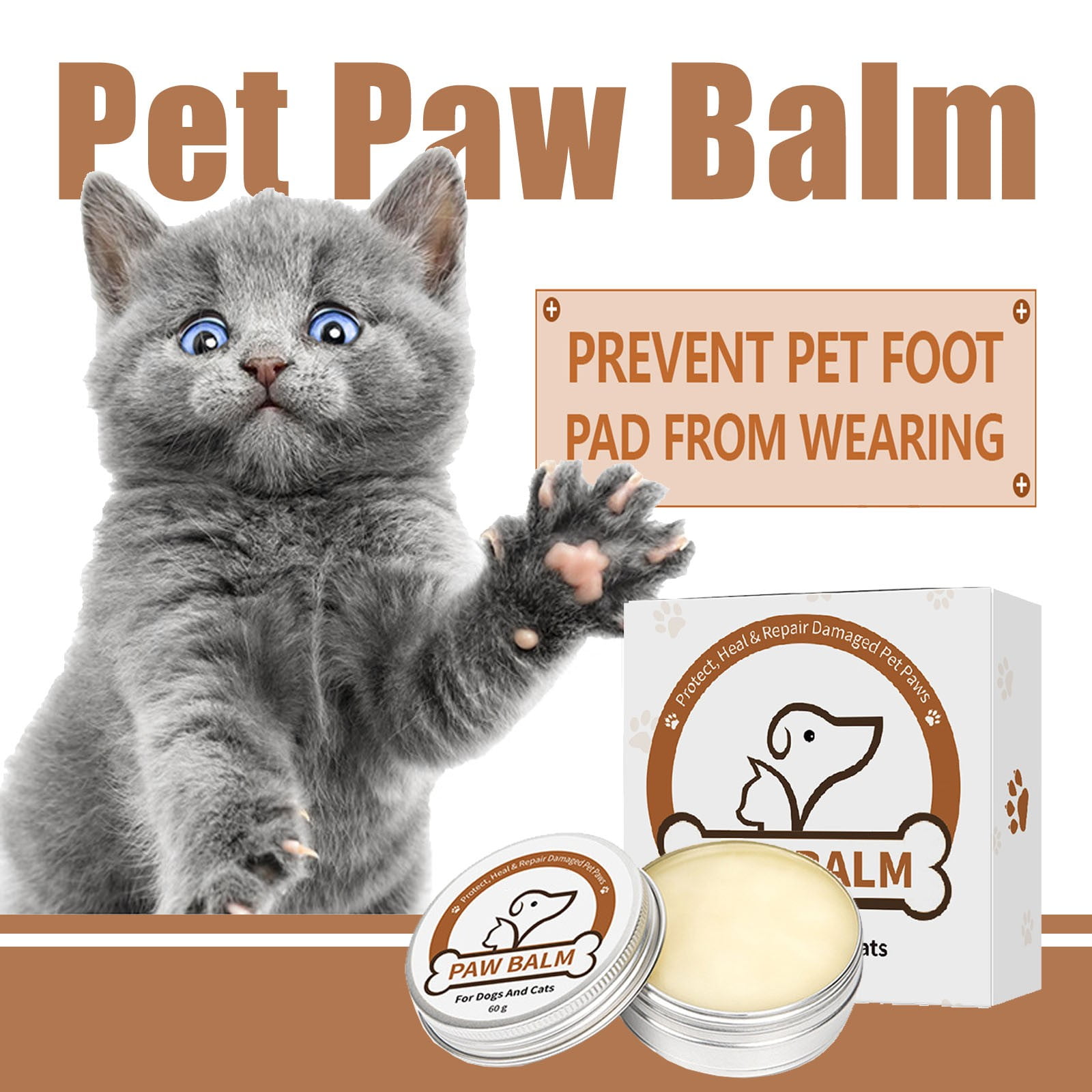 NAOJIE Dog Paw Balm,Paw Balm,Dog Paw Protector,Dog Licking Paws