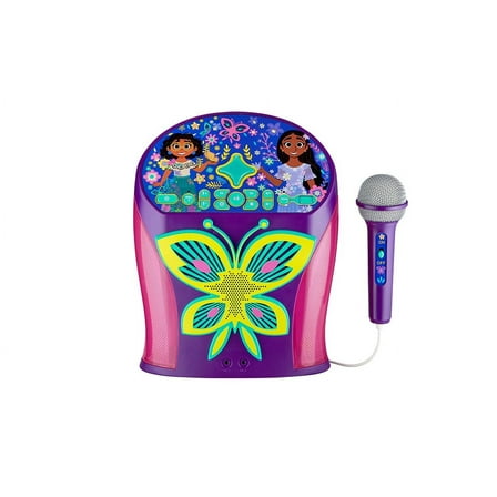 Disney Encanto Karaoke Machine with EZ Link Technology and USB Port, Bluetooth Streaming
