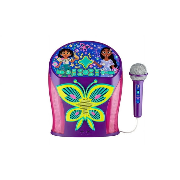 Disney Encanto Karaoke Machine with EZ Link Technology and USB Port, Bluetooth Streaming