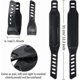 thumbnail image 3 of Exercise Bike Pedal Straps Rubber Easy Adjust Pedal Straps Universal Pedal Straps for Exercise Bike Cycling Cycle Home or Gym 2 Pairs Black, 3 of 5