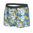 thumbnail image 2 of Kll Flower And Sail Boat Men'S Cotton Boxer Briefs Underwear-Medium, 2 of 9