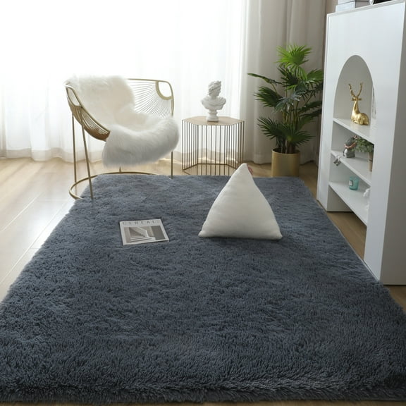 YouLoveIt Fluffy Shag Area Rugs Anti-Skid Large Fuzzy Shag Fur Area Rugs Home Decorative Floor Mat Living Room Bedroom Anti-skid Carpet, Multi colors