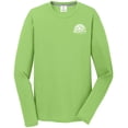 thumbnail image 1 of Gravity Outdoor Co. Chemise à Manches Longues Performance - Lime - Logo Blanc - P, 1 of 2