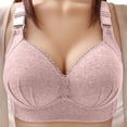 thumbnail image 2 of Sports Bra Wireless Push-Up Seamless Bra Solid Print A 40, 2 of 4