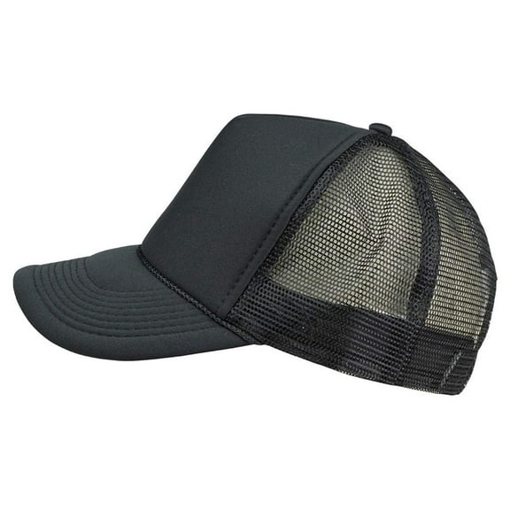 ImpecGear 2 Packs Youth Kid's Baseball Caps Trucker Hats Mesh Cap(2 for Price of 1) Black