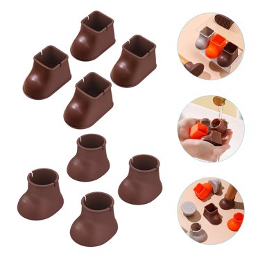 OULII Pinces à Meubles Antidérapantes 8 Pcs Protecteurs de Pieds de Chaise pour Chambre