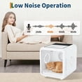 thumbnail image 5 of 72L 5-Vent Smart Temperature Control Quiet Pet Cat Dog Dryer Box, 5 of 8