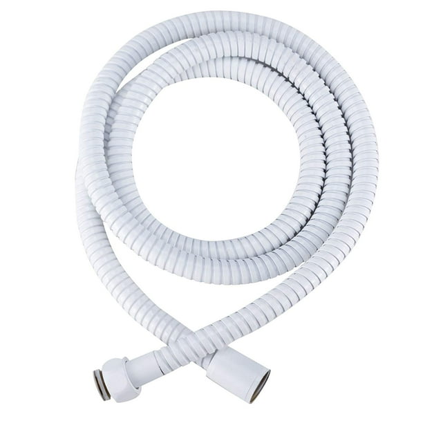 60" Stainless Steel RV Shower Hose White
