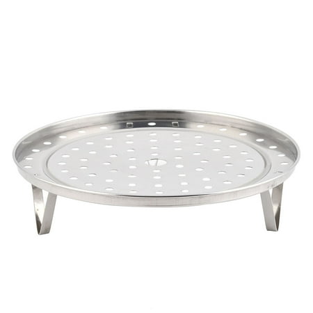 Half Round Rack Stainless Steel - Flat Kitchen Stainless Steel Round Design Baking Steamer Steam Rack Plate Stand