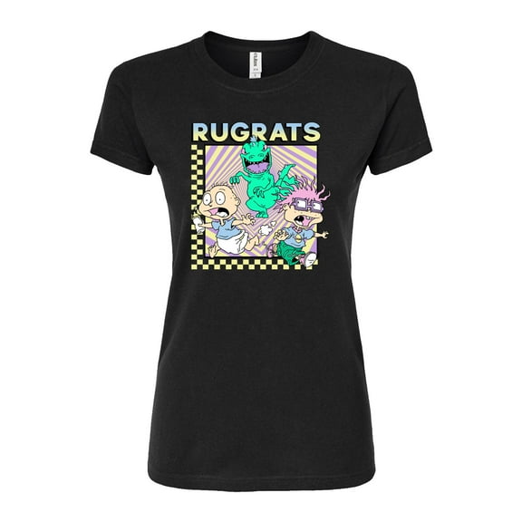 Rugrats - The Chase - Juniors Fitted Graphic T-Shirt