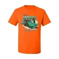 thumbnail image 2 of Wild Bobby, 1946 Vintage Ford Woody Chasing Waves Cars and Trucks Men's Graphic T-Shirt, Orange, X-Large, 2 of 3