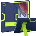 thumbnail image 2 of Galaxy Tab A8 Case for Samsung A8 10.5 Tablet Cover with Stand Heavy Duty Shockproof Rugged Protection Cover for Sm-X200 X205 (Black RoseRed,SM-X200 X205 X207), 2 of 7