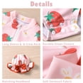thumbnail image 4 of Traje de baño Aalizzwell de manga larga con cremallera, de una sola pieza, para bebés y niñas, 4 of 6