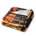 thumbnail image 4 of Basketball Blanket Ultra Soft for All Seasons 80x60, 4 of 6
