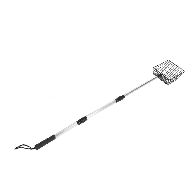 Extendable Cat Litter Scoop, Fine Screen Long Handle Labor Saving Design Easy to Use Deep Shovel Litter Scoop for Indoor Pets