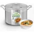 thumbnail image 1 of NutriChef Marmite 8 Qt Robuste avec Couvercle en Acier Inoxydable - Compatible Induction, Idéale pour Soupes et Ragoûts, 1 of 5
