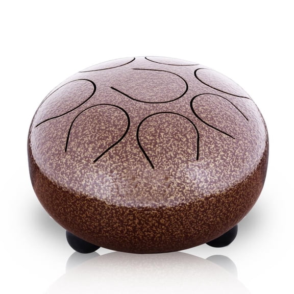 Pyle PHDRUM84 - Steel Pan Tongue Drum – Hand Pan Percussion with Carry Bag