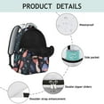 thumbnail image 4 of Mushroom Themed Campus Bookbag for Teens, Organized Interior for Laptop and Notebooks, Comfortable Carry, Ideal Gift for College School Students Life, 4 of 6