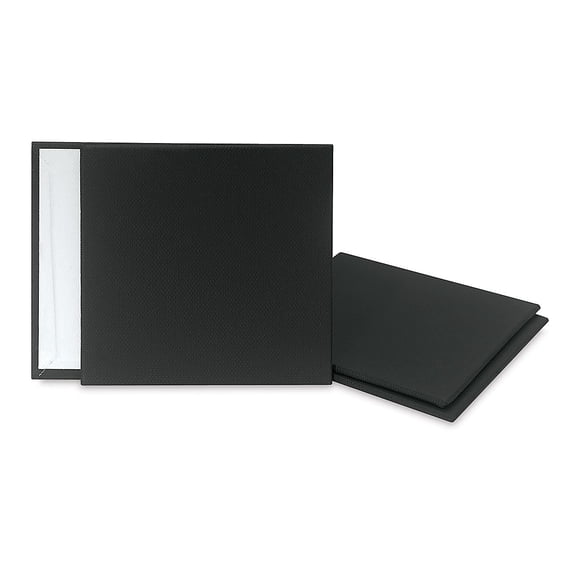 Blick Studio Mini Canvas Panel - 4" x 4", Black, Pkg of 4