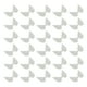 thumbnail image 1 of Uxcell 60Pcs Alas de Ángel para Manualidades, Parches de Tela de Alas de Ángel Mini Brillantes, Plateado, 1 of 6