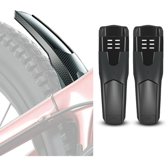 2 PCS Universal Mountain Bike Fender, MTB Bicycle Fenders Rear Front Mountain Bike Mud Guard Fender Set, 11.4" Length 3.5" Width