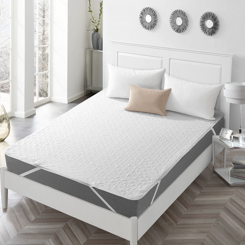 1 new bedding bedroom quilted fitted mattress pad cover twin cotton polyester 