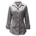 thumbnail image 5 of ZJXFGS Pea Coats For Women Lightweight Coats For Women Women'S Winter Wool Coat Womens Coats And Jackets Long Coats For Women Trendy Trench Coat Women Womens Jacket Dark Gray M, 5 of 6