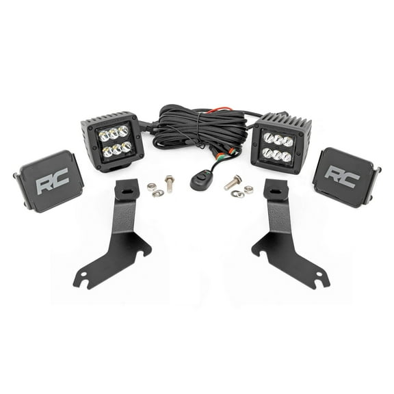 Rough Country 2" LED Ditch Light Kit for 1999-2006 Chevy 1500 | Spot - 82282