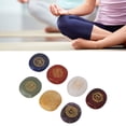 thumbnail image 4 of Rune Stones Set, Beautiful Practical Multi Purpose Natural Stones Set Smoother Appearance 7 Pcs For Meditation, 4 of 8
