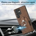 thumbnail image 5 of Jiahe Cover for Samsung Galaxy Note 20 Ultra, Wallet Case with Built-in 360°Rotation Ring Stand,Anti-Drop Shockproof Credit Card Slots Lens Protector Cover,Support Magnetic Car Mount,, brown, 5 of 8