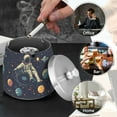 thumbnail image 4 of Yayeee Ashtray with Lid for Cigarette Smokeless Stainless Steel Home Ash Holder, Astronaut Space, 4 of 7