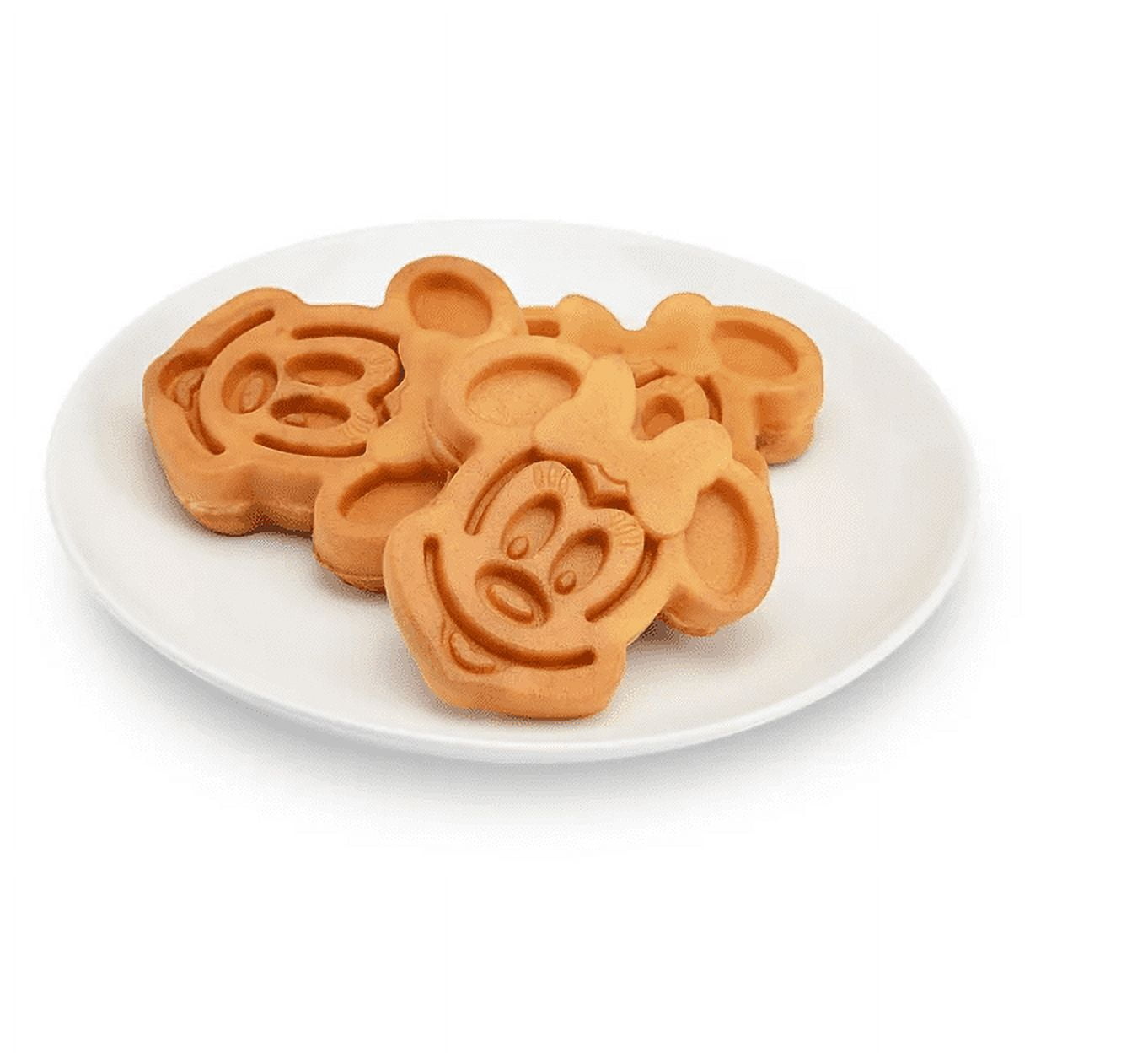 Disney Mickey and Minnie Mouse Double Flip Waffle Maker, Nonstick